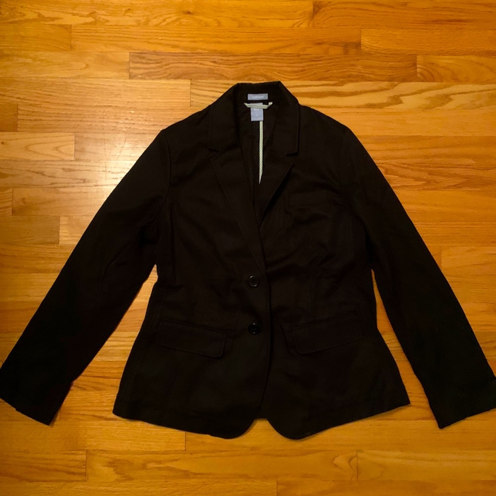 Gap Black Maternity Button Pea Coat